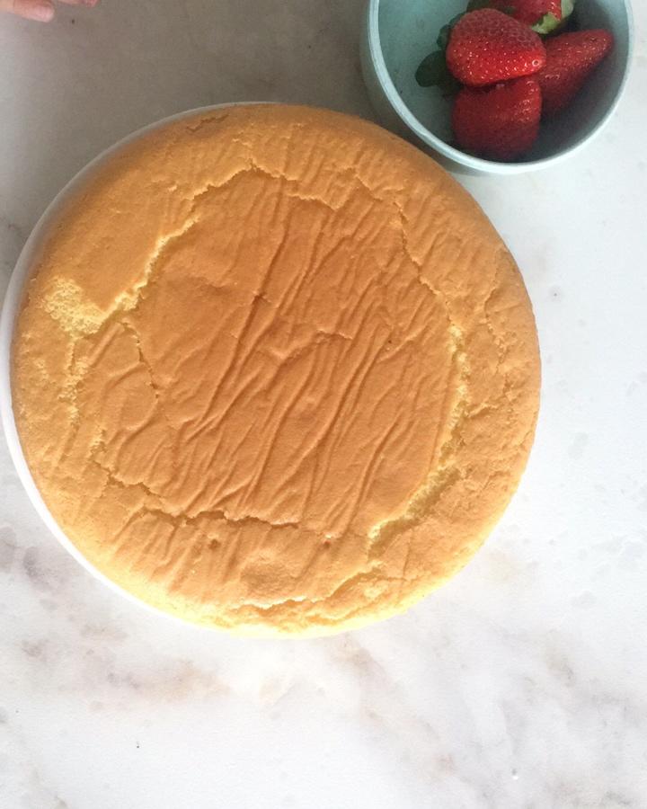 新手零失败的原味戚风蛋糕（八寸）