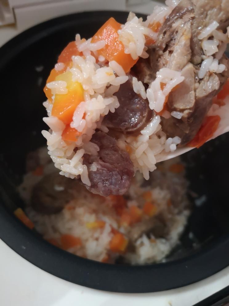 卤鸭腿饭香肠蒸饭的做法步骤图 女帮主001 下厨房