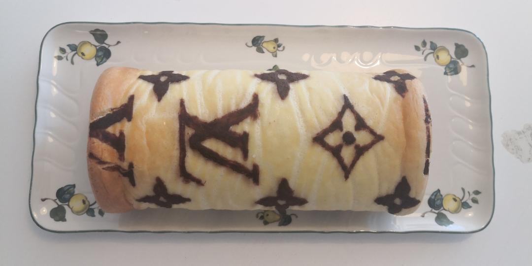 原创～低调的手绘蛋糕卷