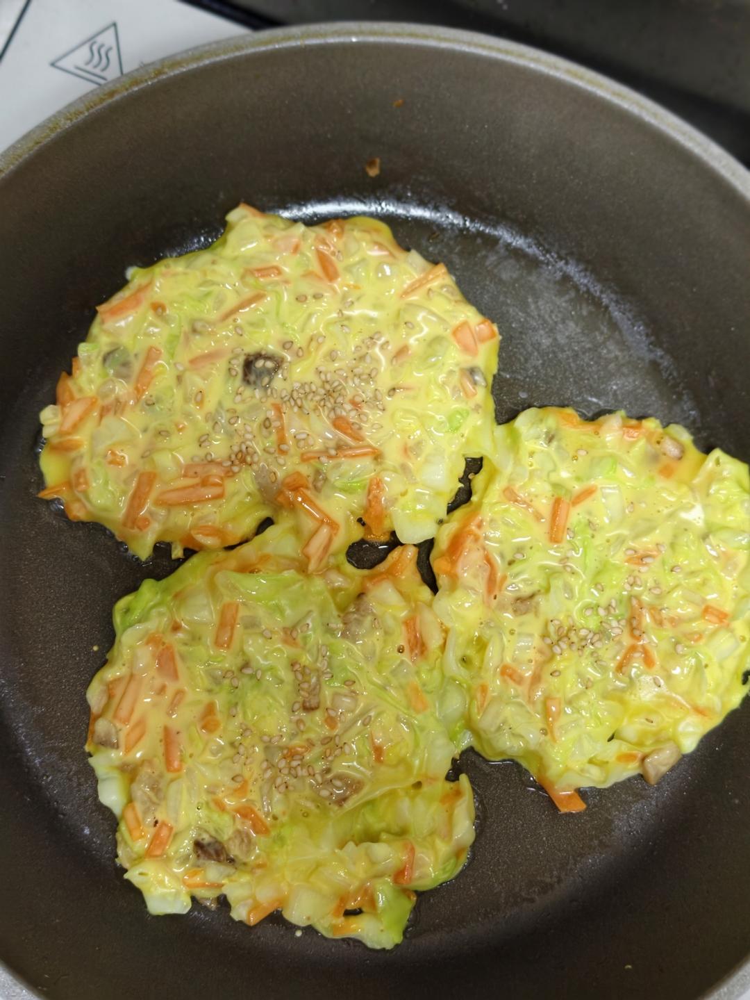 包菜丝饼子