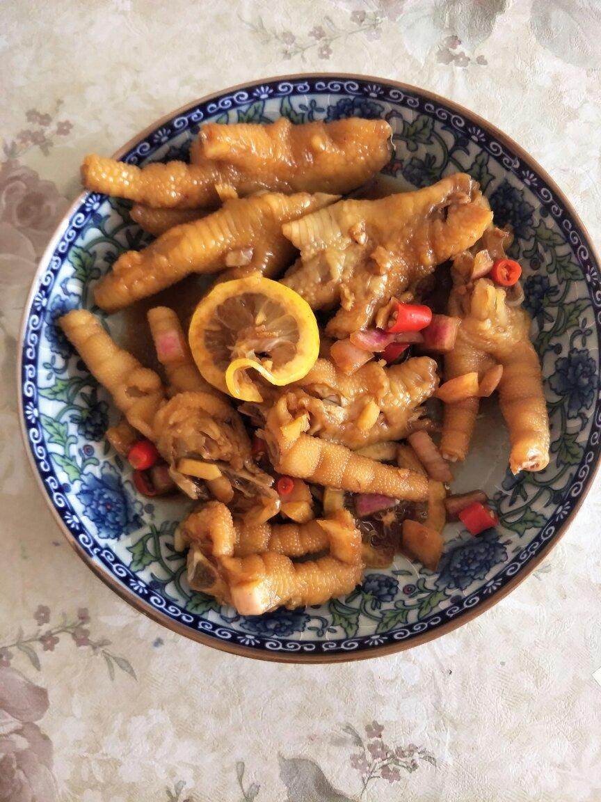 柠檬凤爪--夏日清新菜