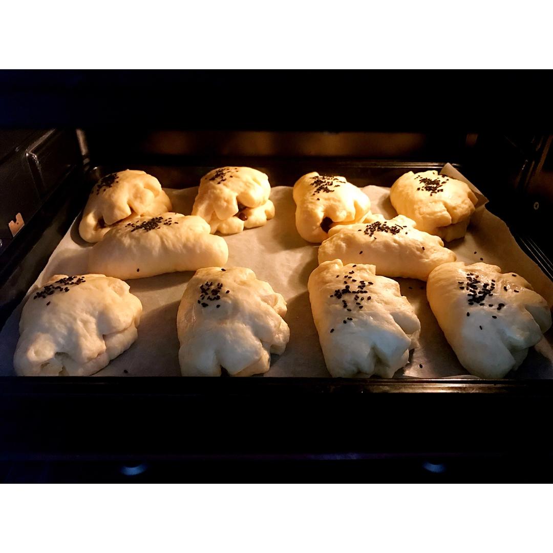 黄米蜜豆小餐包