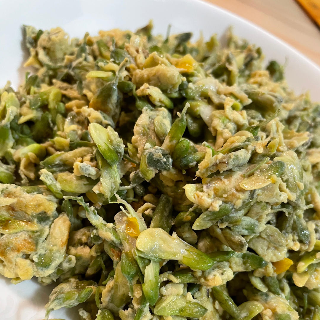 快手菜 五月槐花香——槐花炒鸡蛋 adrian7做的五月槐花香——槐花炒