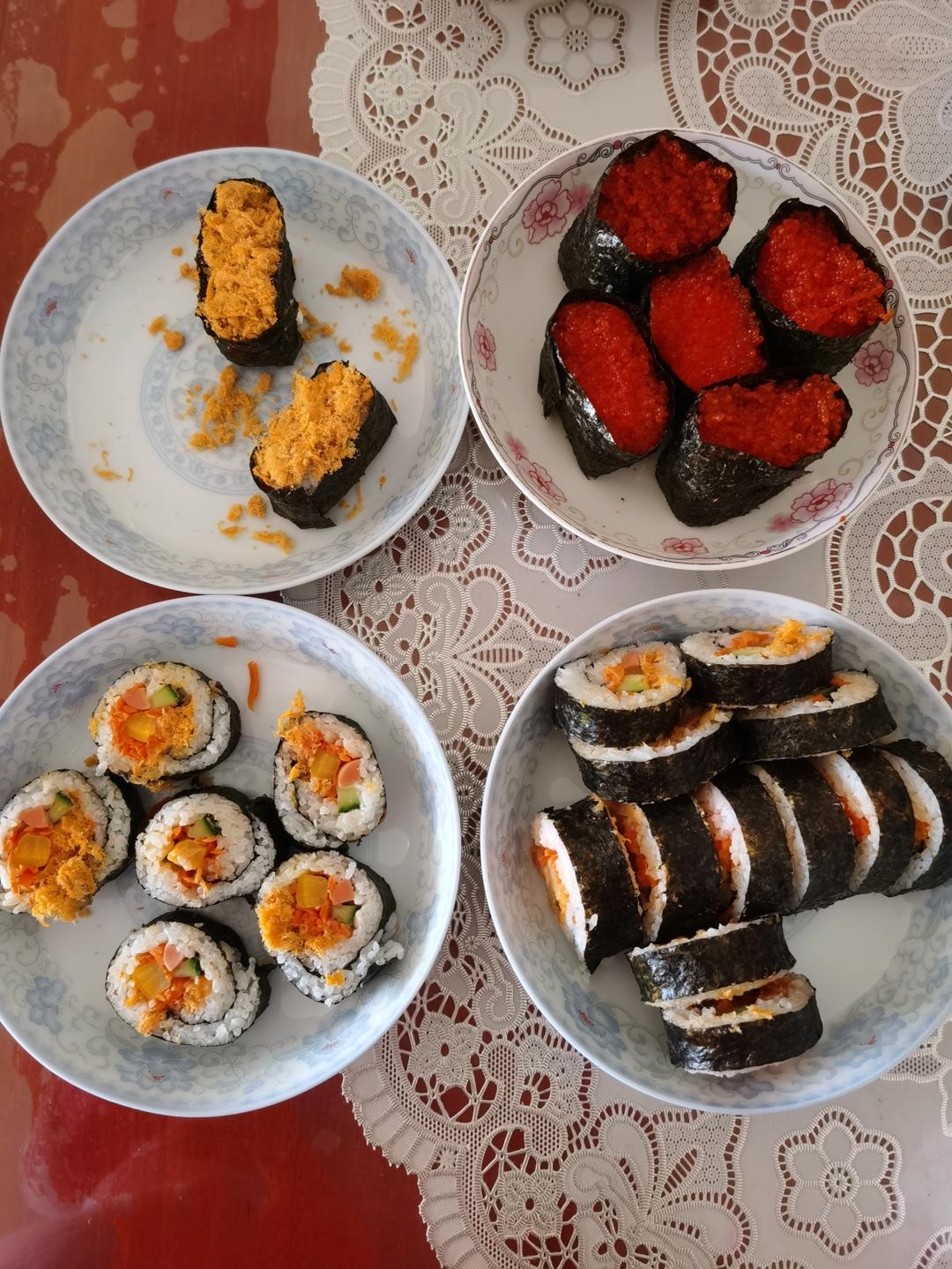 十分钟快手早午餐-紫菜包饭&寿司卷，简单易学哦！