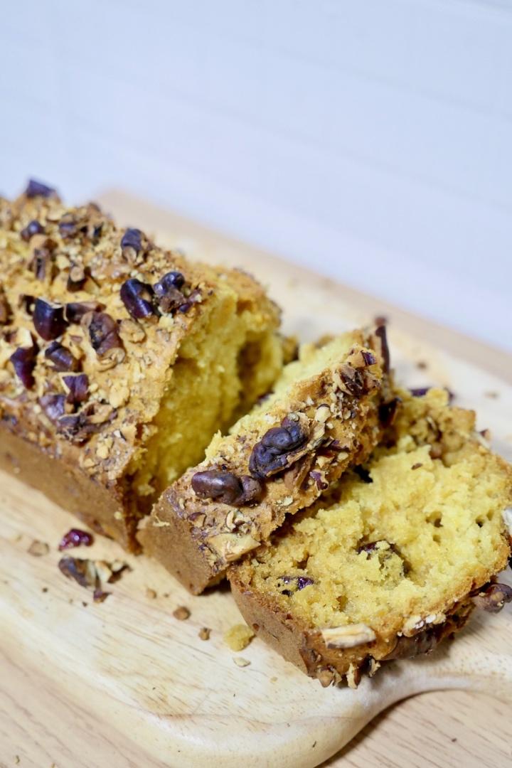 南瓜坚果蛋糕—【北鼎烤箱食谱】