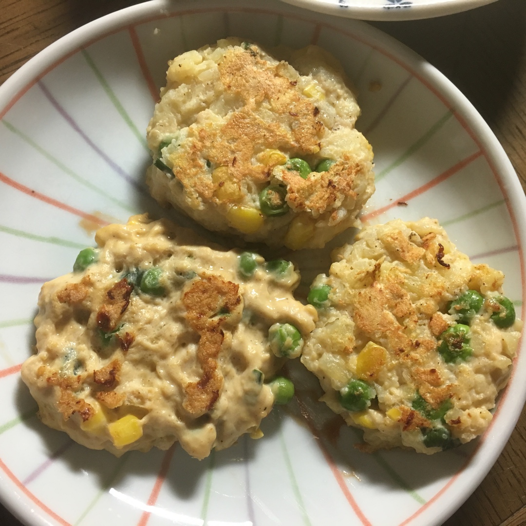 高蛋白减肥鸡肉饼
