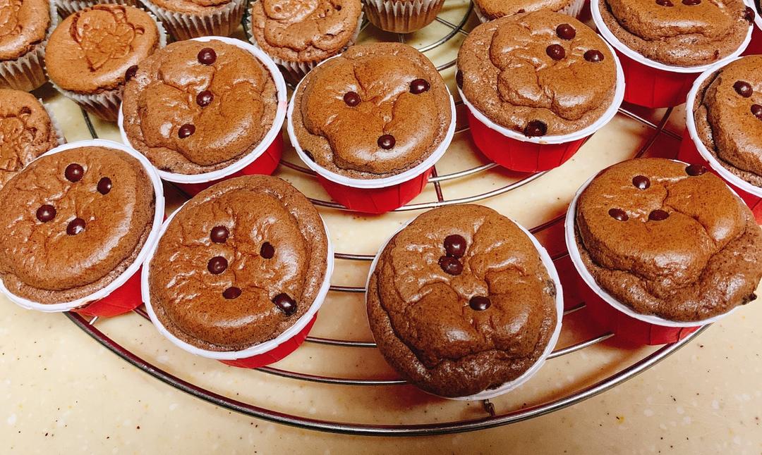 乳酪巧克力杯子蛋糕