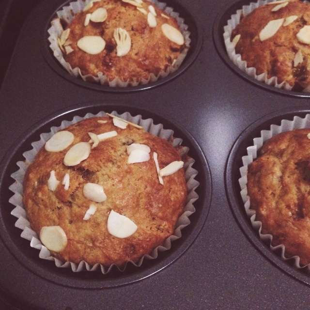 红糖全麦香蕉马芬