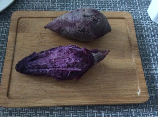 蒸紫薯