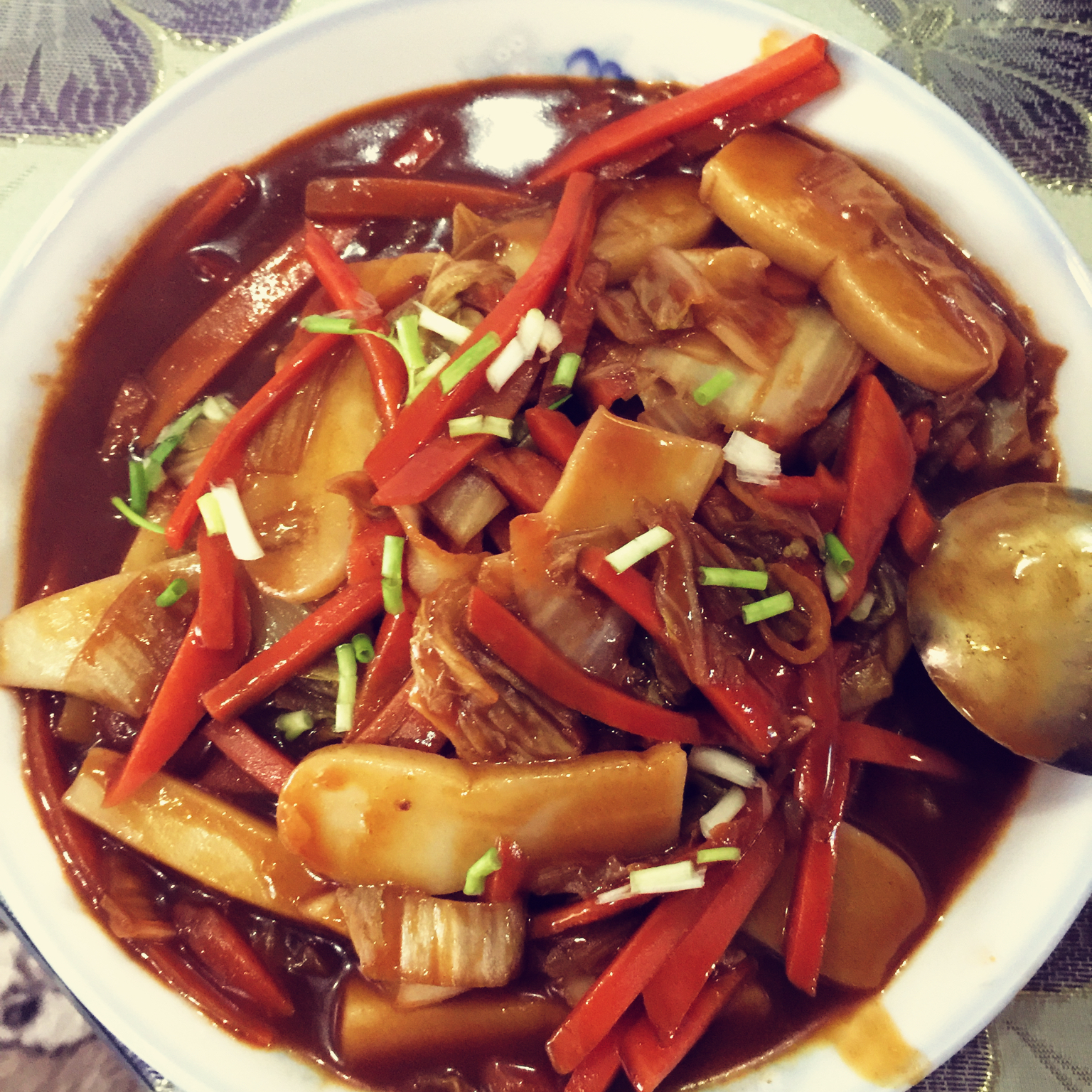 韩式辣炒年糕（or网红芝士套路之芝心年糕）