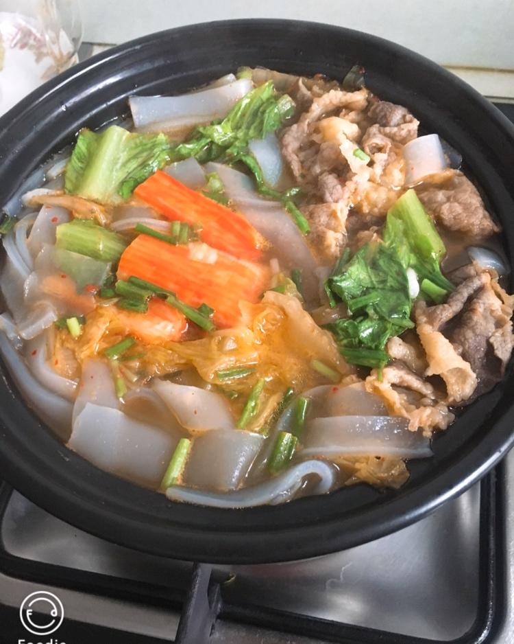 泡菜肥牛乌冬面