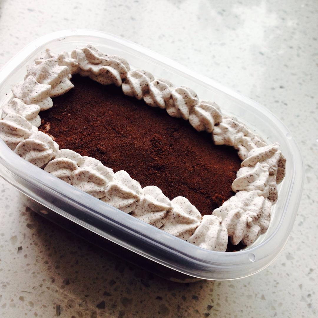 看见什么吃什么呢做的好吃到流泪的奥利奥咸奶油盒子蛋糕