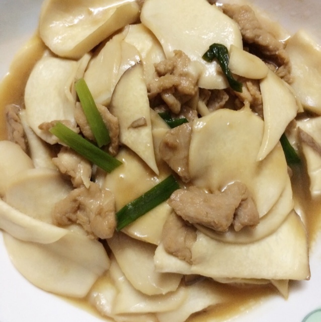 杏鲍菇炒肉片