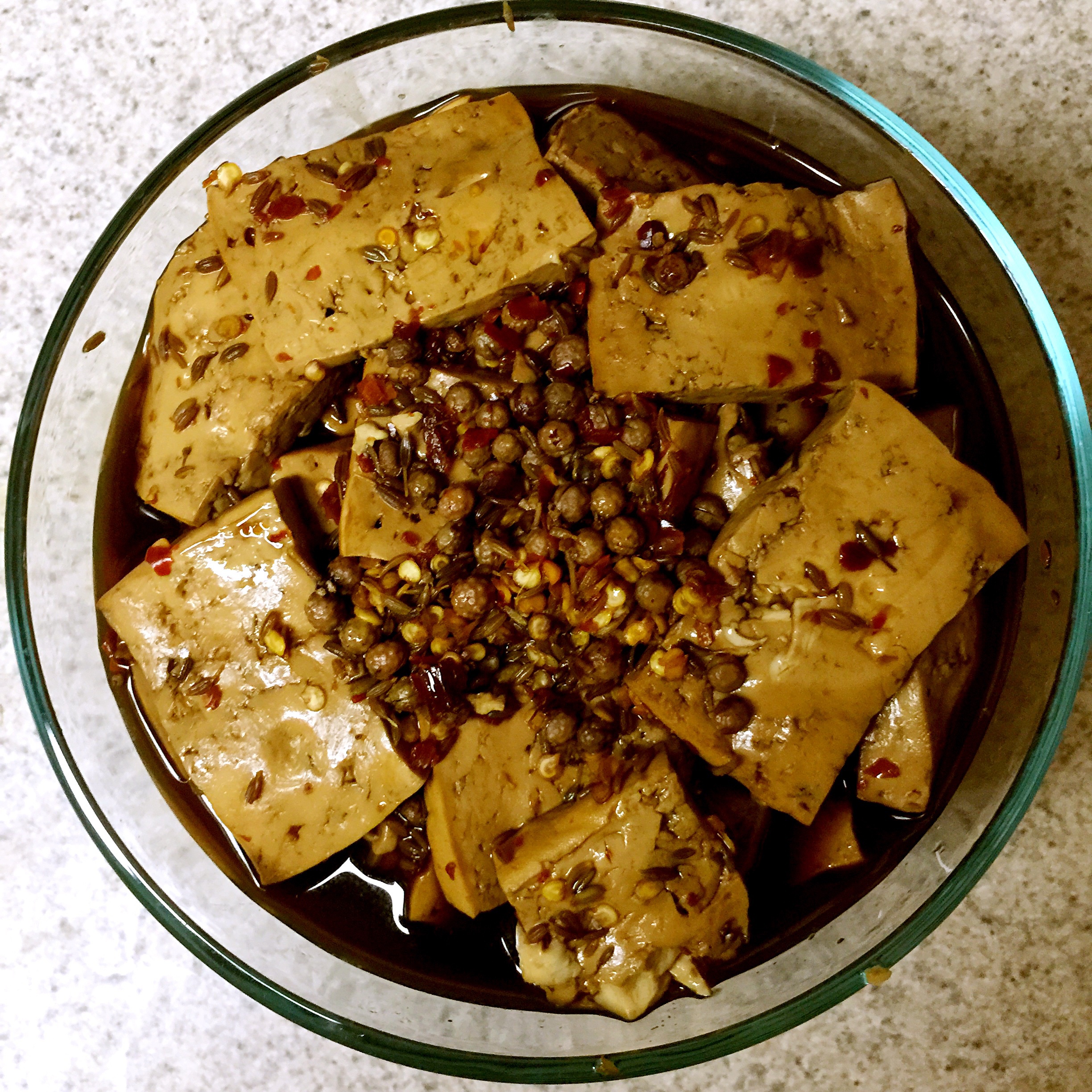 肉夹馍素吃：腊汁卤豆腐