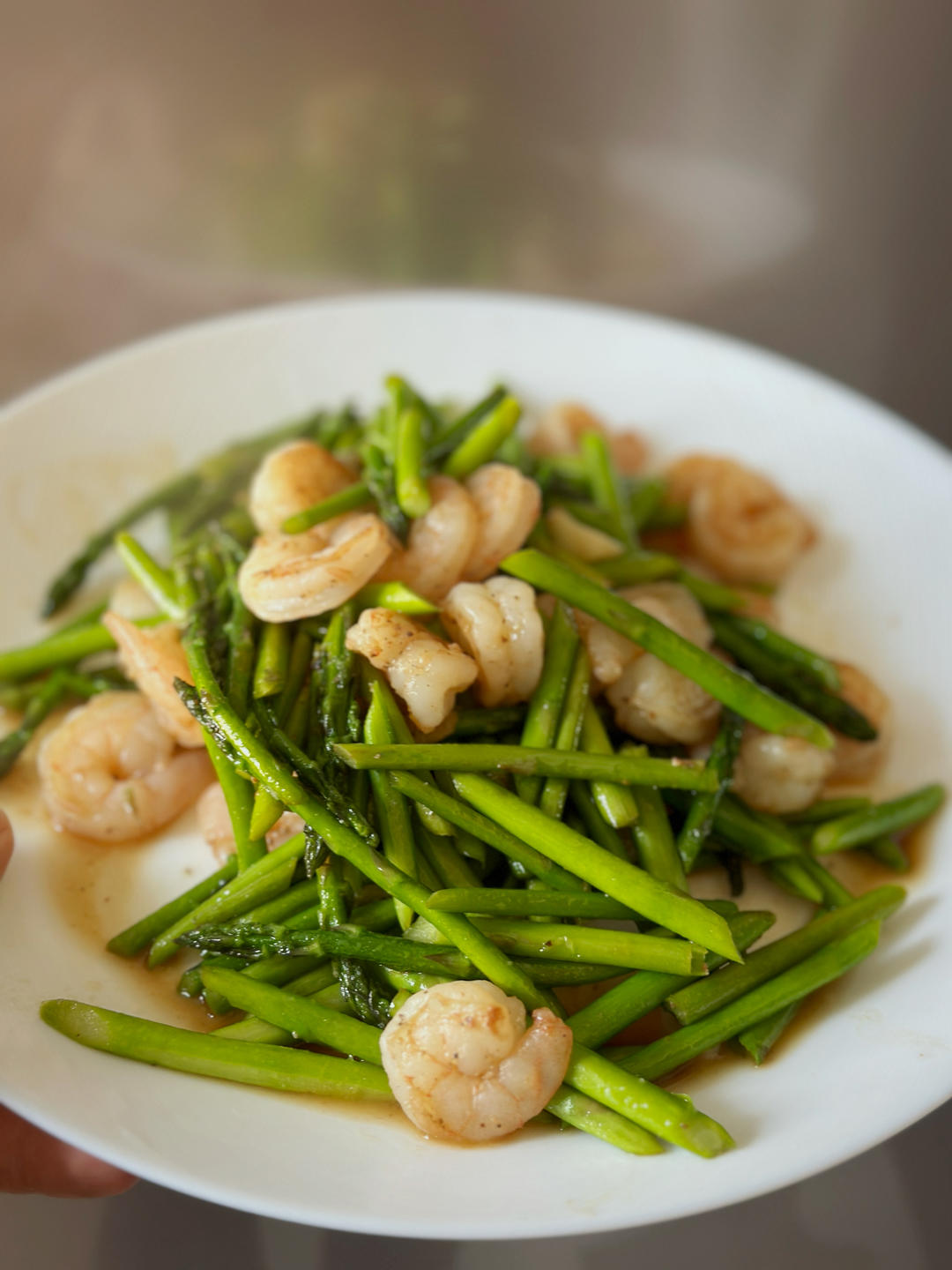 芦笋炒虾仁