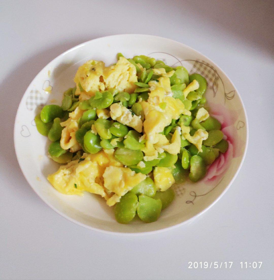 蚕豆炒蛋