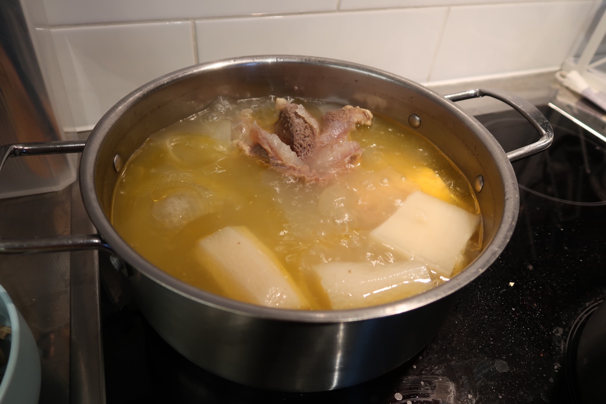 韩式牛骨汤/牛肉汤饭的做法