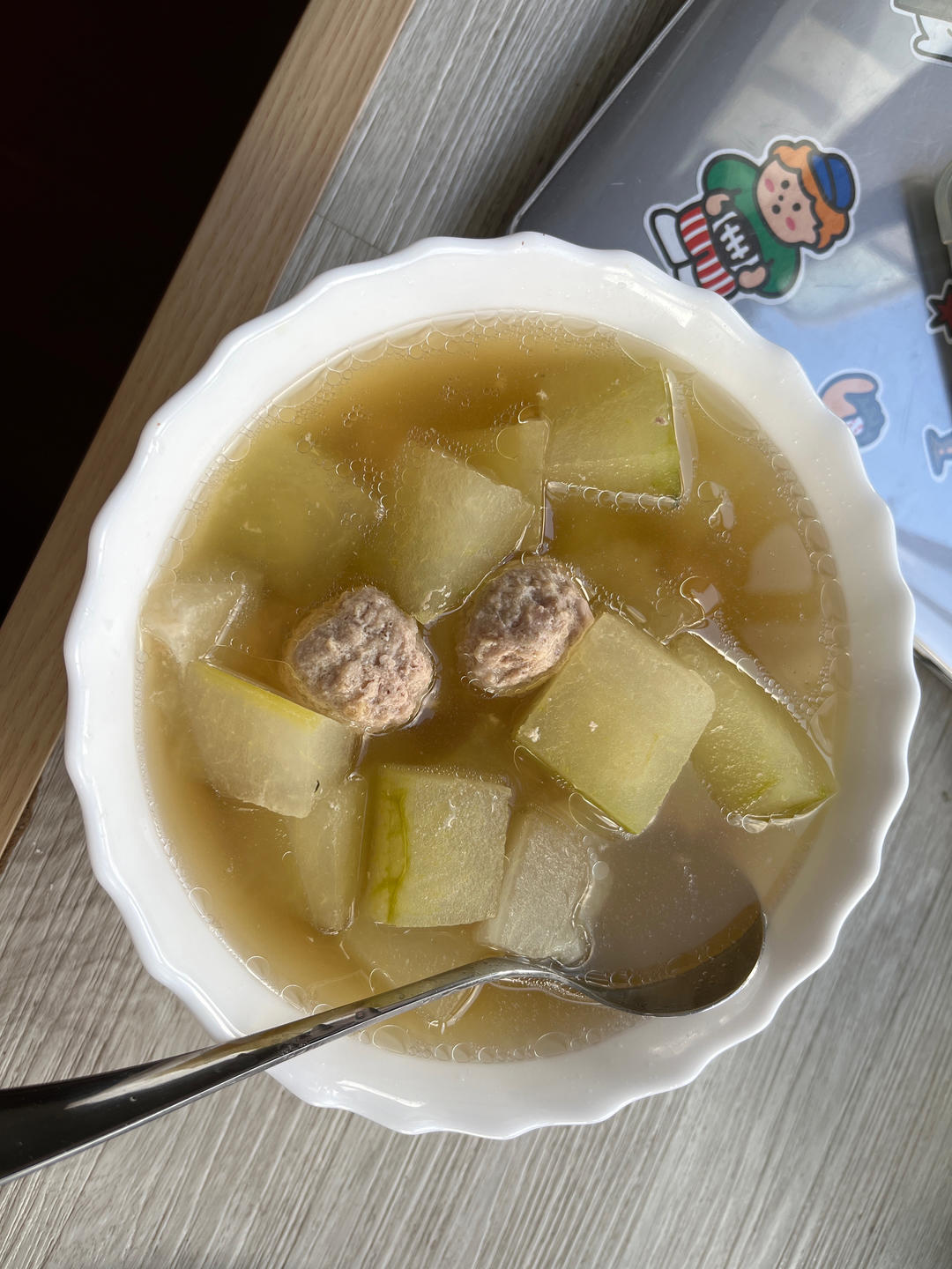 巨鲜美的冬瓜丸子汤
