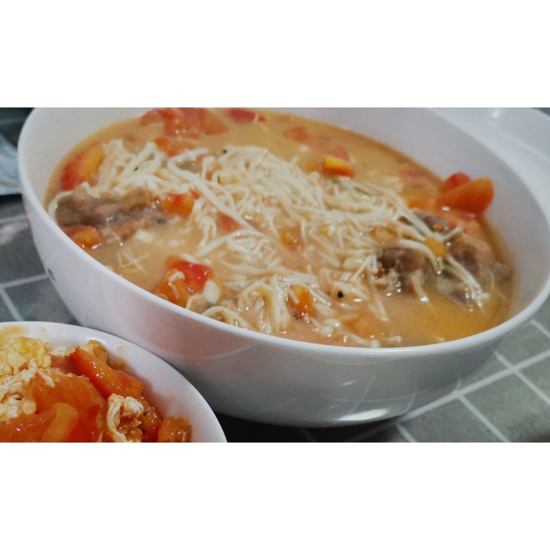 超下饭的酸汤肥牛金针菇