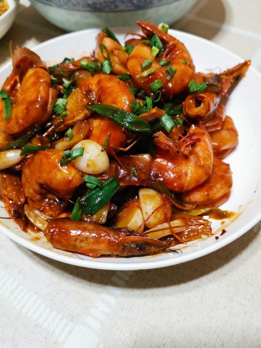 油焖大虾