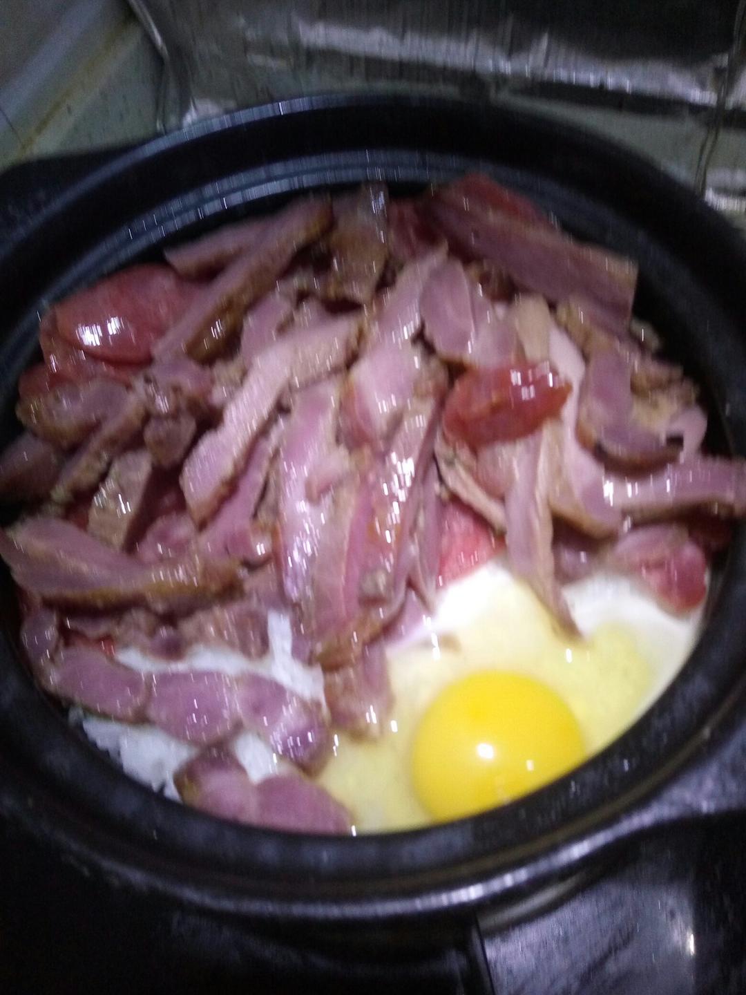 广式腊味煲仔饭