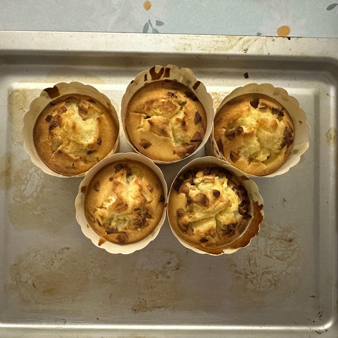 不用打发蛋清，搅一搅就能做的蔓越莓马芬蛋糕！