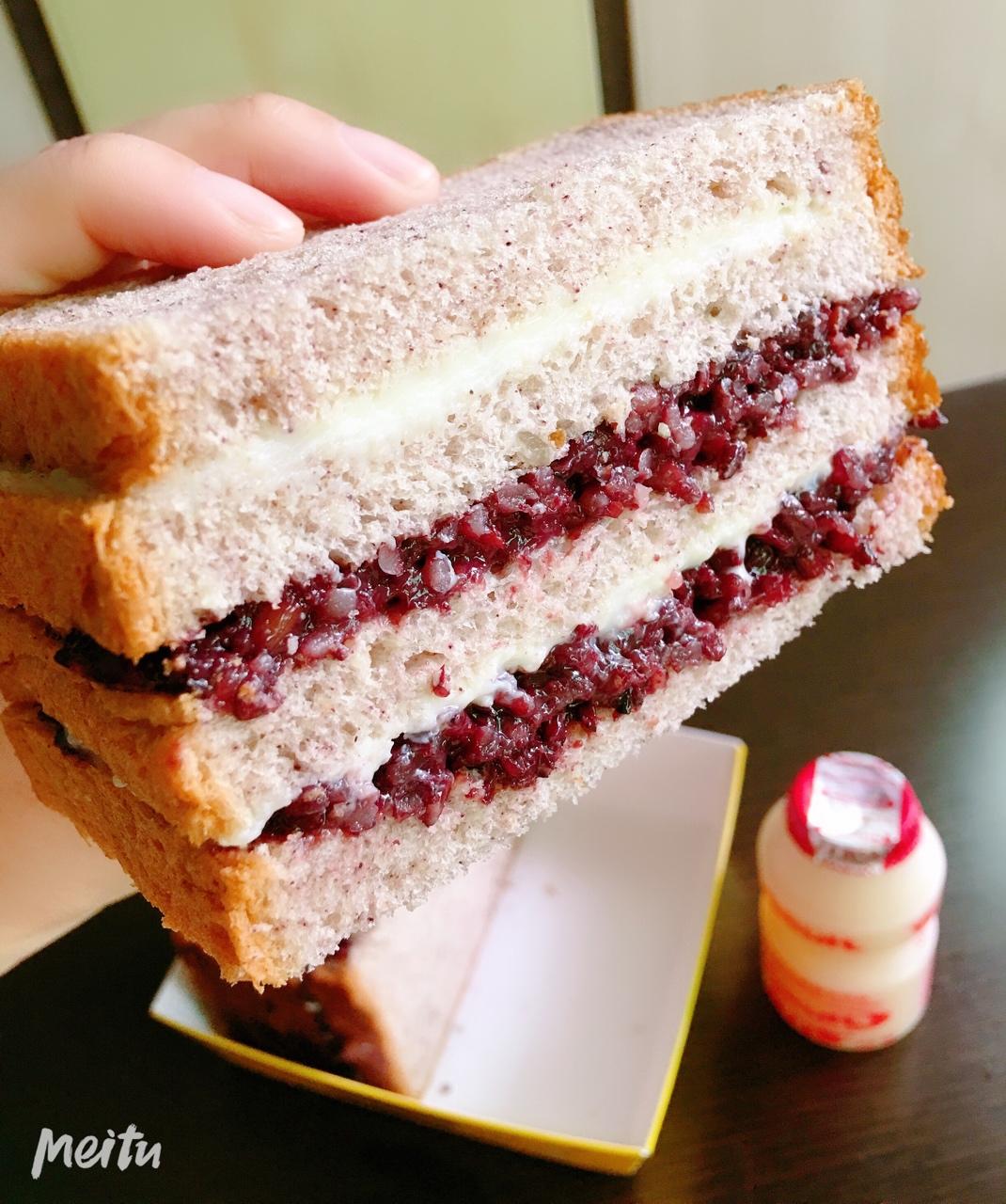 紫米奶酪三明治