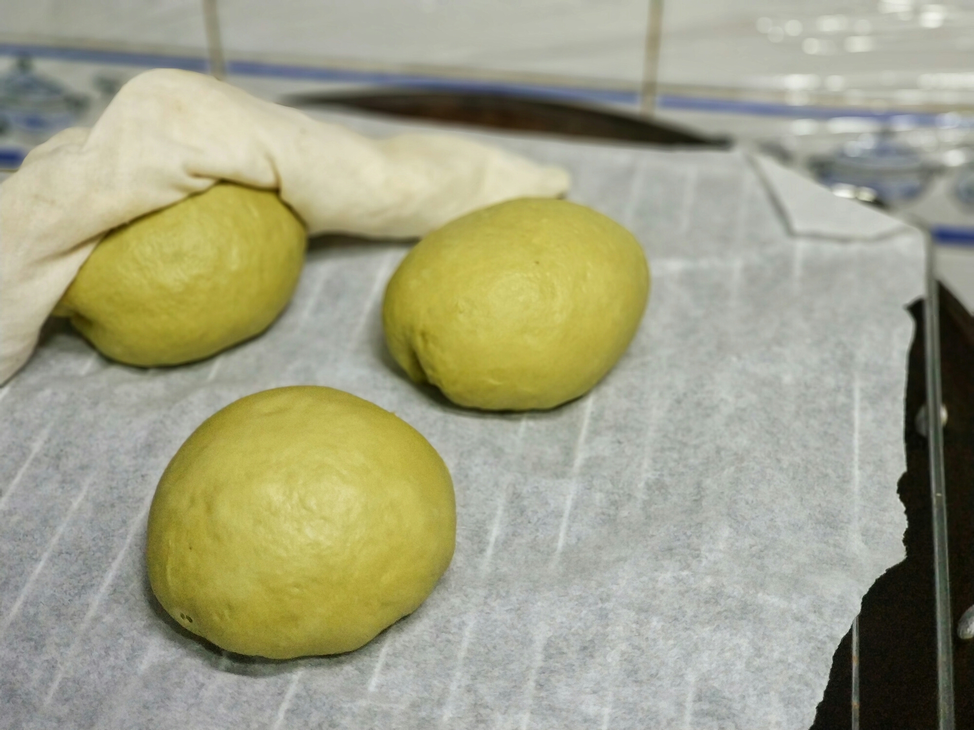 日式抹茶红薯包的做法 步骤7
