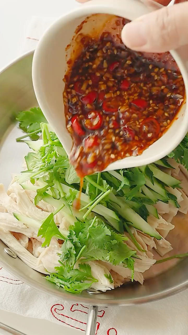 100道减脂餐⁰⁰³低卡杏鲍菇拌鸡胸！巨巨巨好吃