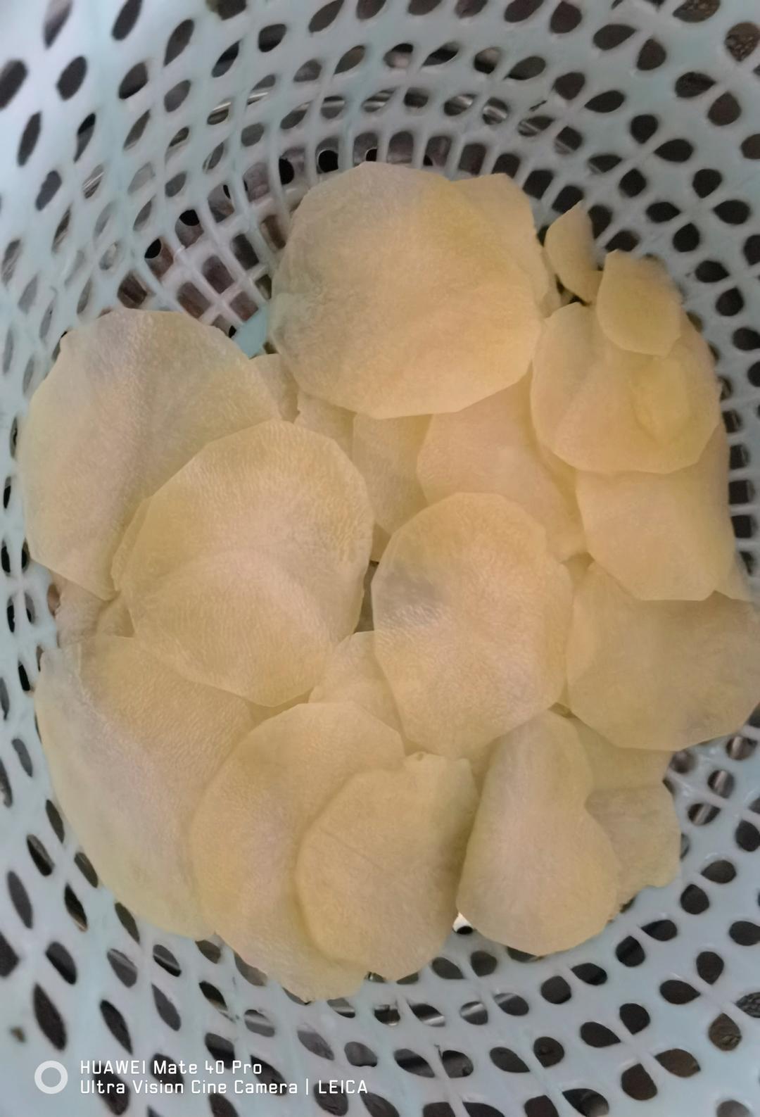 自制炸薯片，学会以后再也没买过薯片