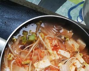 花蛤豆腐泡菜汤的做法 步骤5