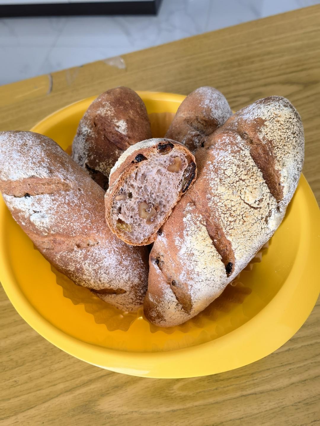 山姆同款无糖全麦坚果果干欧包，天天吃都不腻！