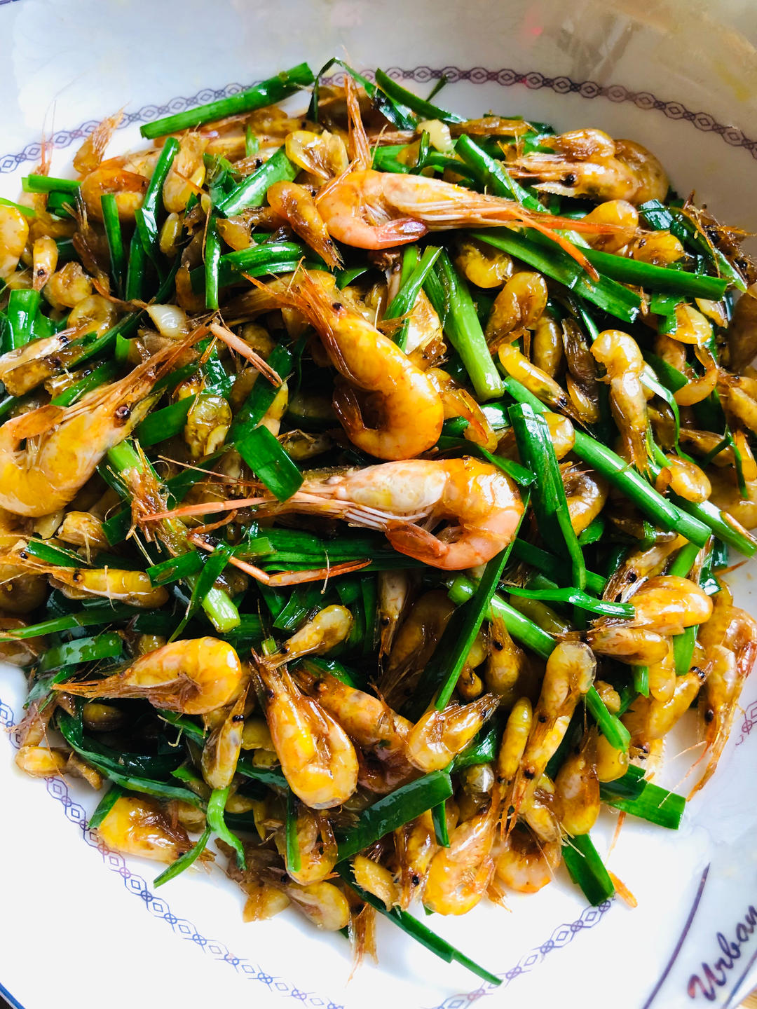 补钙佳品：韭菜炒小河虾的做法
