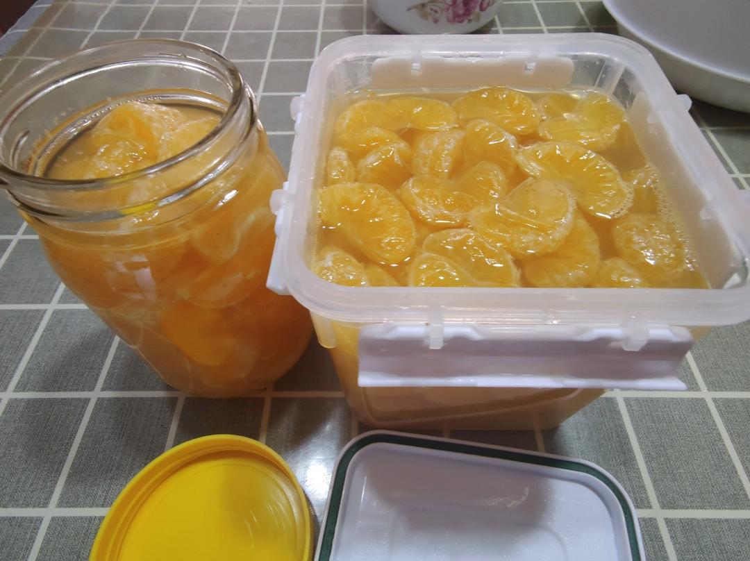 桔子罐头(附陈皮和止咳水做法)