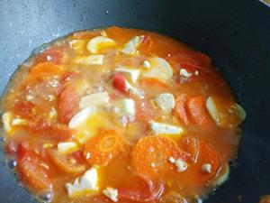 素碗宽面‖番茄味增豆腐拉面的做法 步骤5