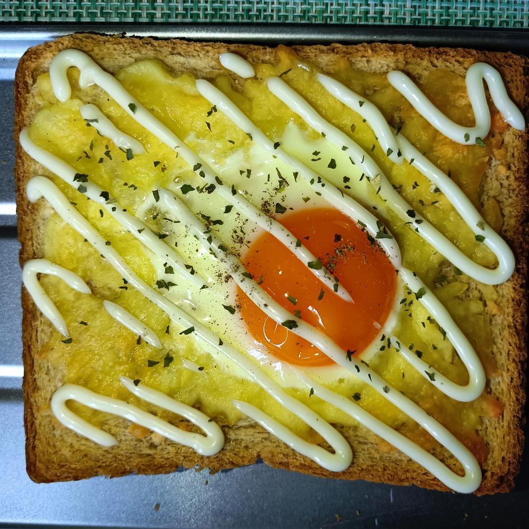 🍞🍳马苏里拉芝士蛋烤土司（完美周末早午餐2）