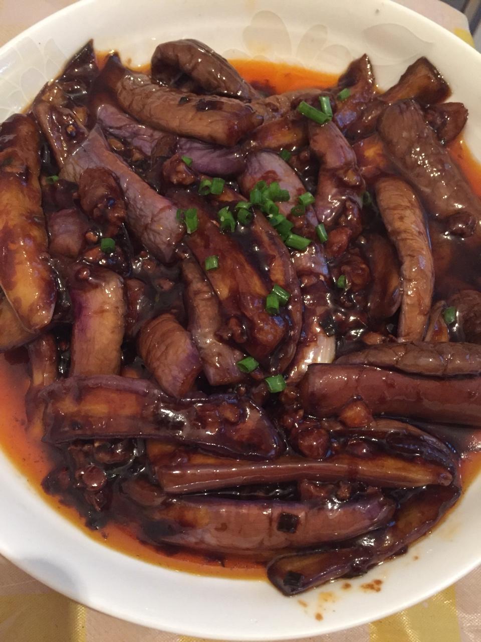 红烧肉沫茄子