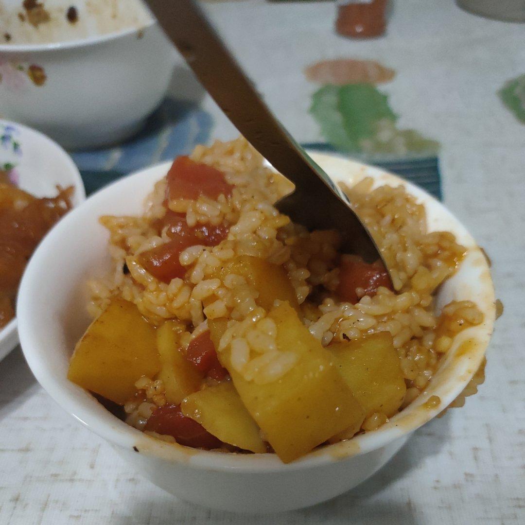 超级简单的西红柿烩饭