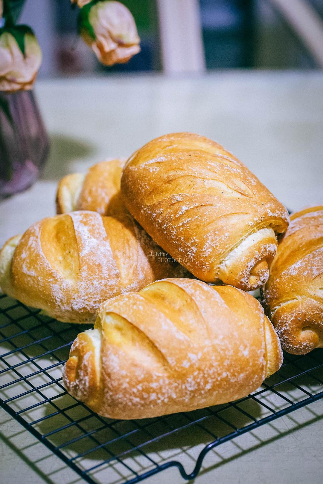 全麦黑椒盐面包 B136