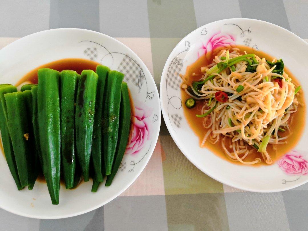 凉拌金针菇