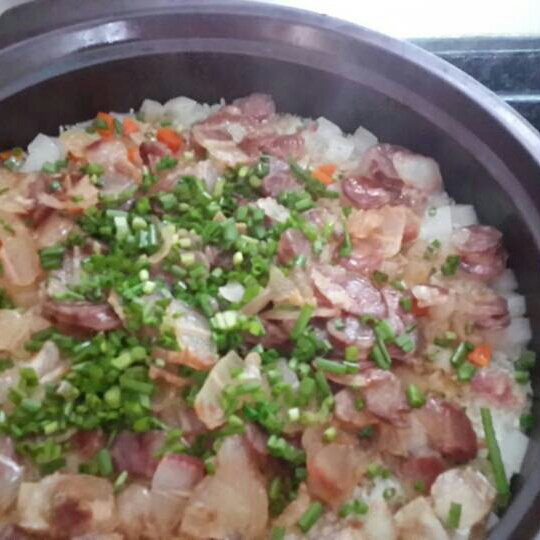 砂锅腊味饭