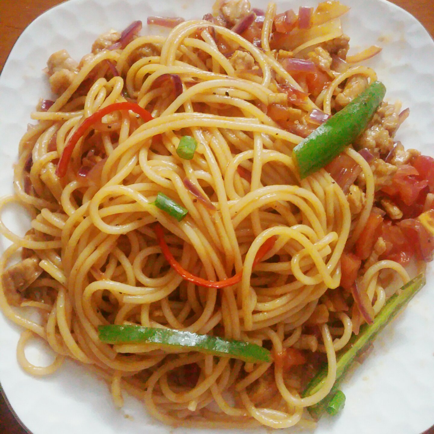 番茄肉酱意大利面