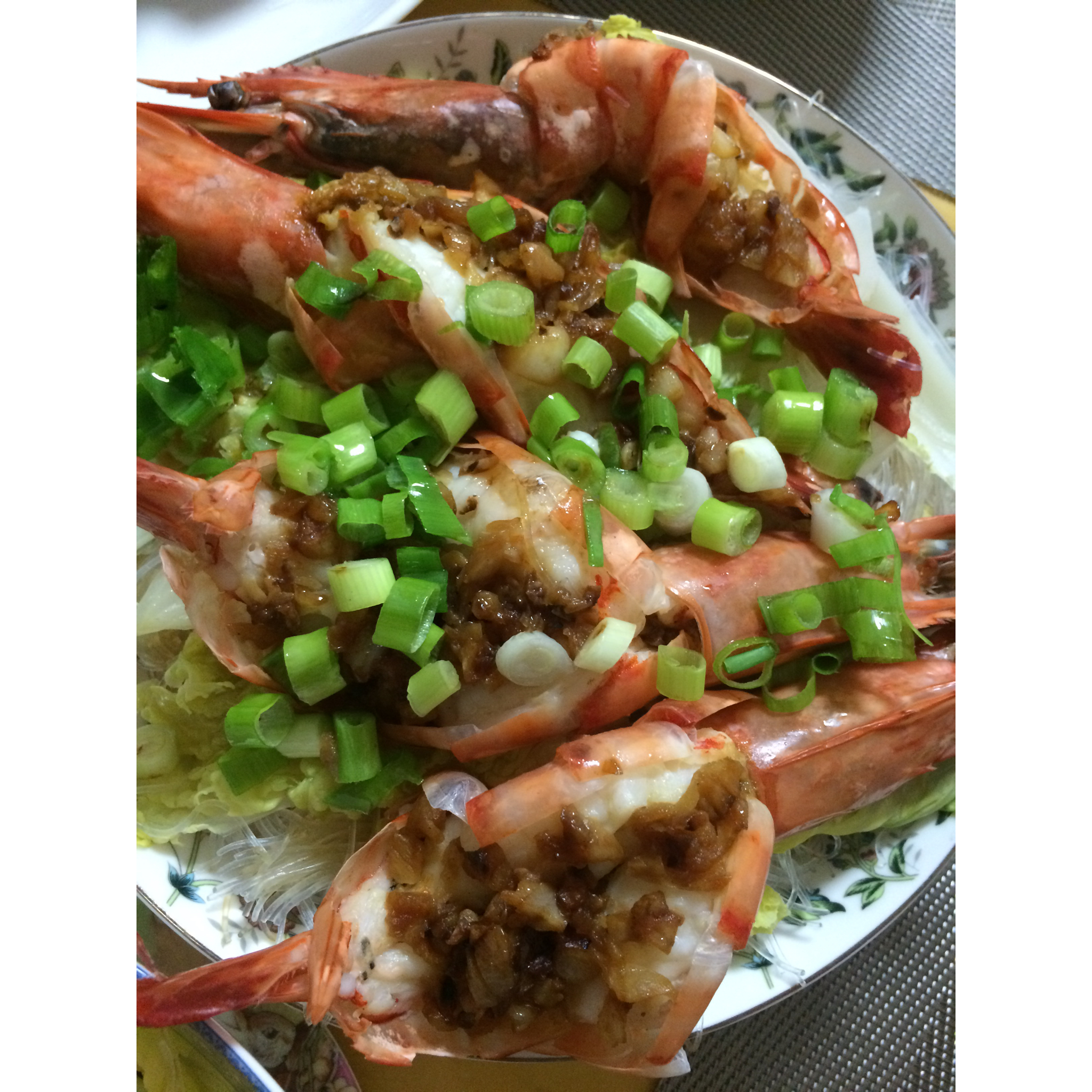 蒜蓉粉丝蒸虾