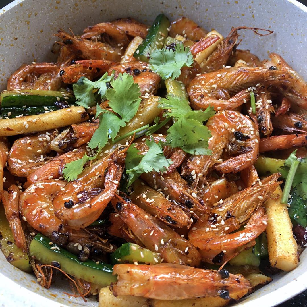 干锅香辣虾  哪哪儿都是酥的～的做法