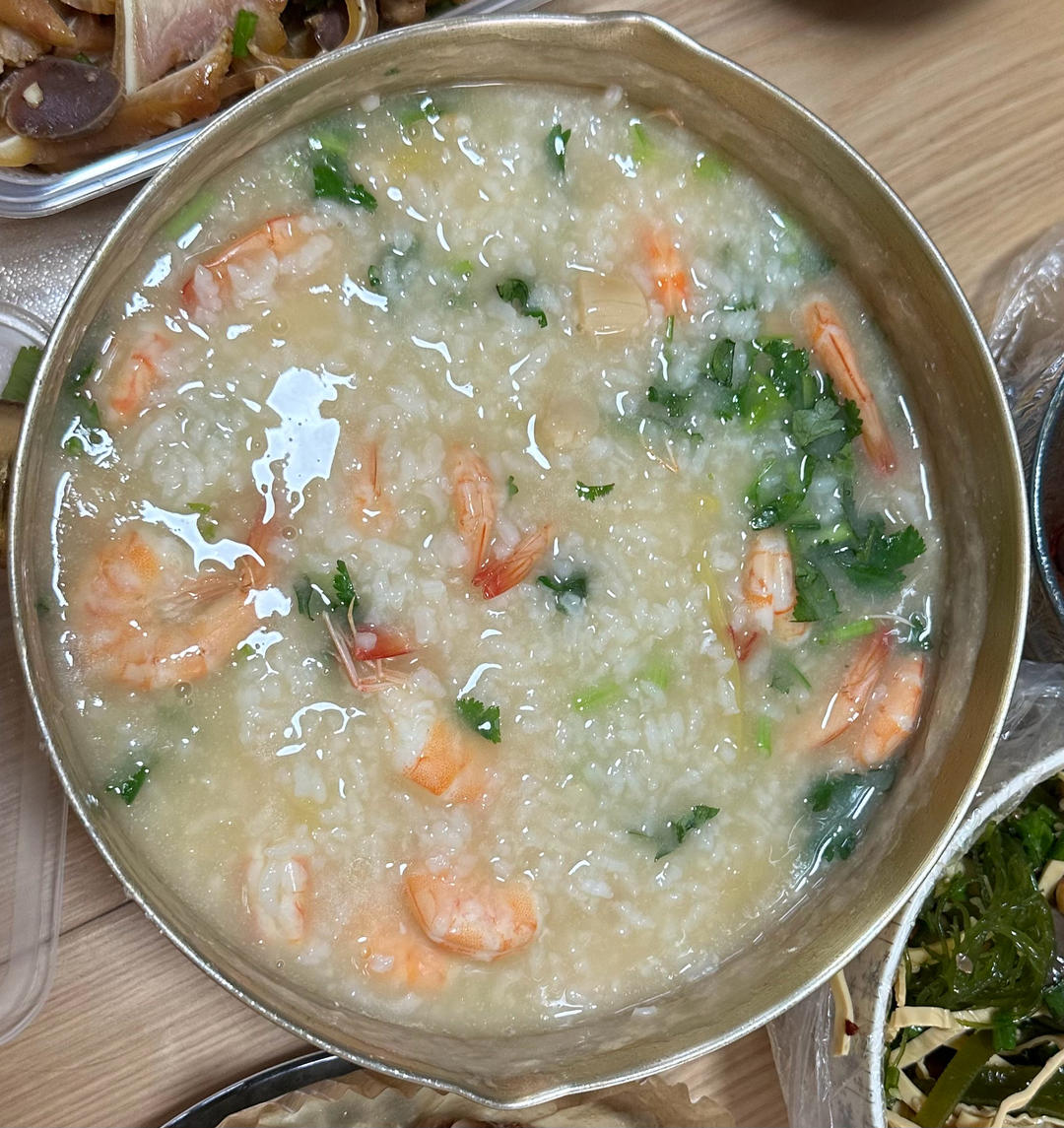 瑶柱鲜虾粥
