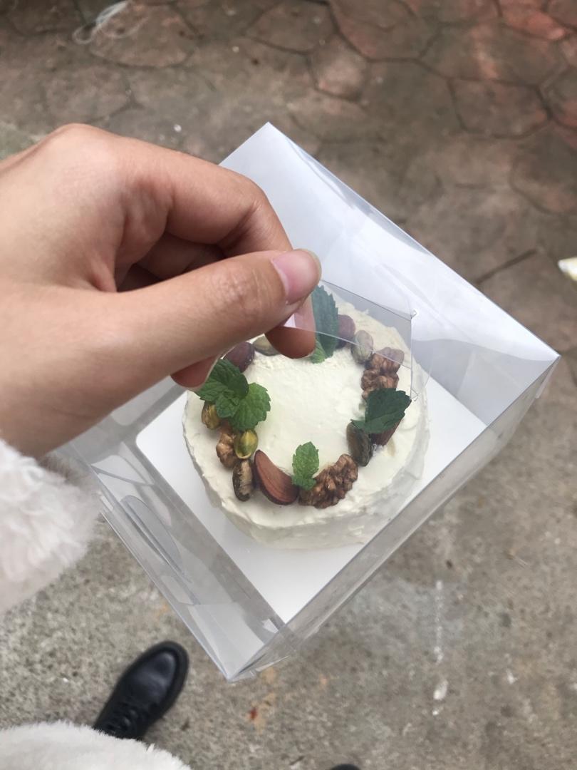 坚果芋泥奶油蛋糕