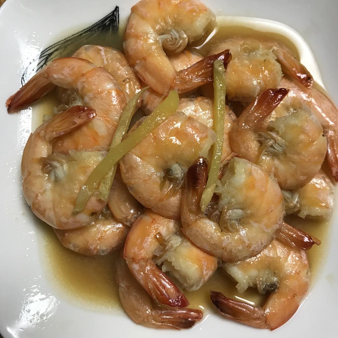 香蒜爆炒海虾