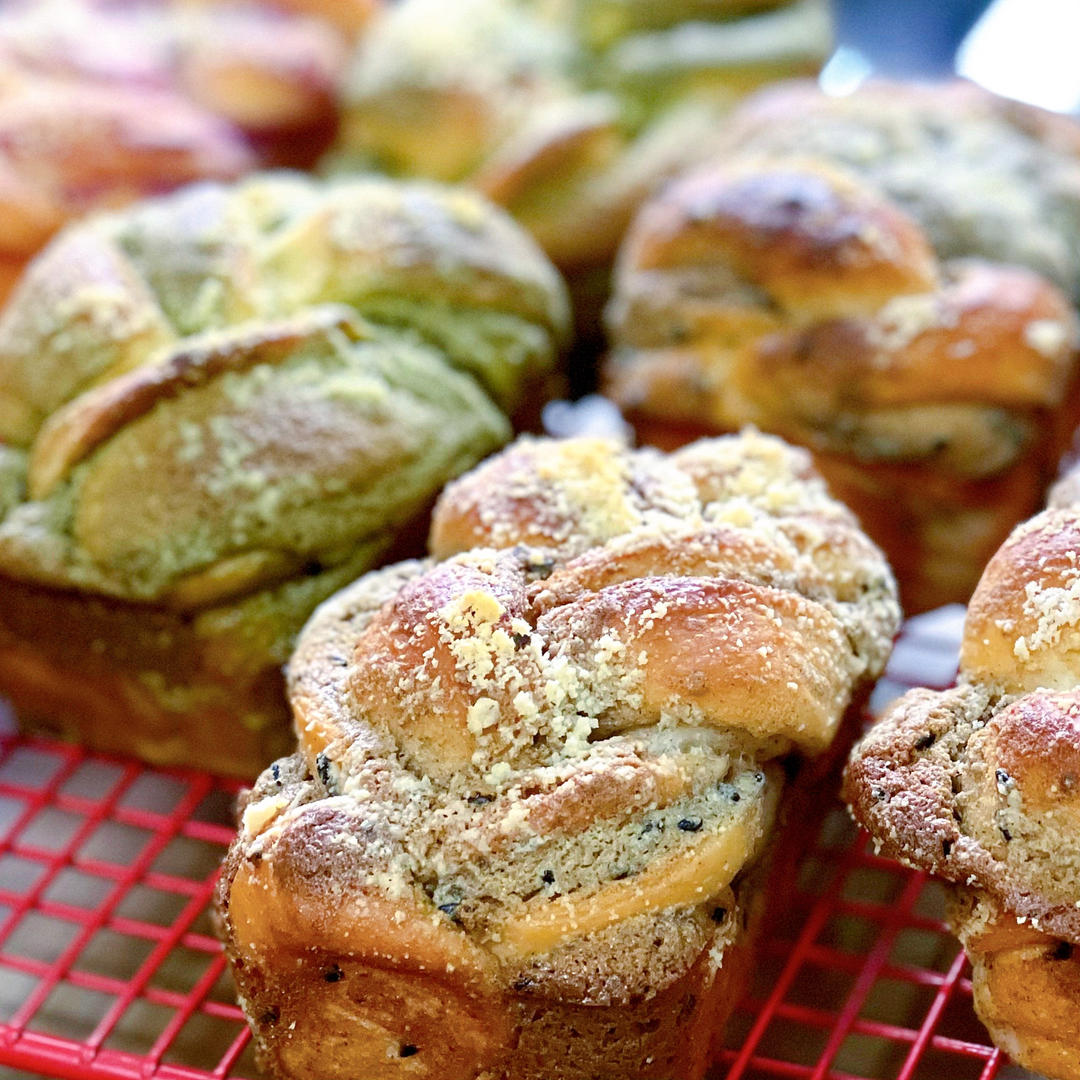 高颜值超可爱｜奶酥小吐司