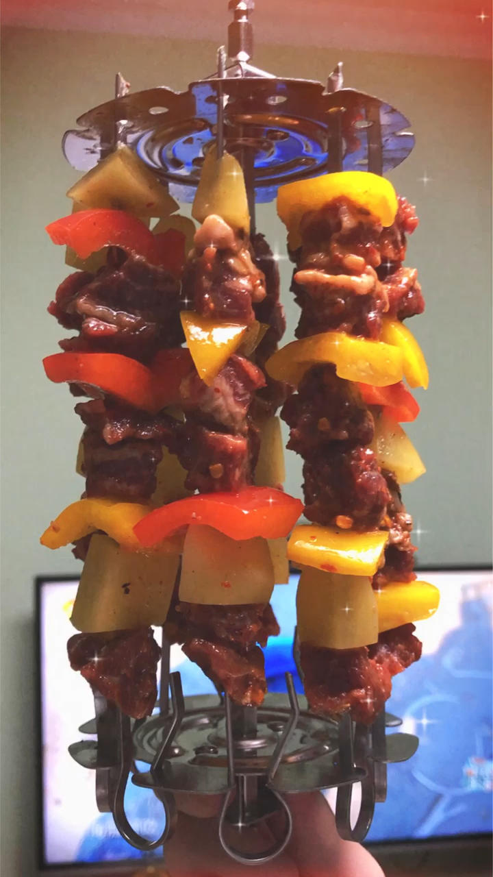 烤牛肉串
