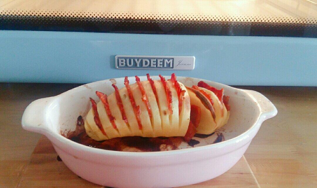【12月北鼎烤箱食谱】风琴培根烤土豆